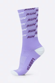 Meia HUPI Run Tri Lilás Pés Menores 34-38