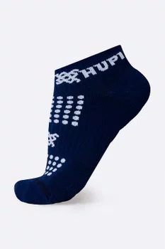 Meia Curta para Corrida HUPI Running Pro Azul Marinho