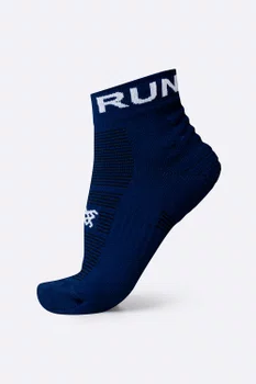 Meia HUPI Running Pro Azul Marinho - Tamanho Plus 42-46