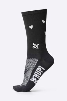 Meia HUPI Small Heart Preto LT (34-38)