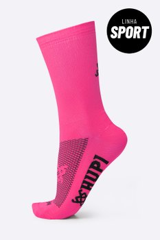 Meia HUPI Sport Rosa Liso