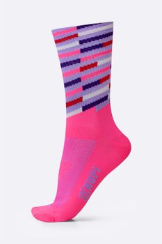 Meia HUPI Triplo Colors Rosa - LT para pés menores 34-38