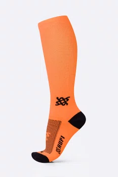 Meia Longa Alaranjada Lisa HUPI  - 30 cm de Cano