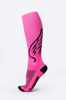 Meia Longa Asas Rosa HUPI  - 30 cm de Cano