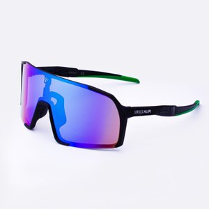 Óculos de Sol HUPI Andez Sertões Preto - Lente Verde Espelhado