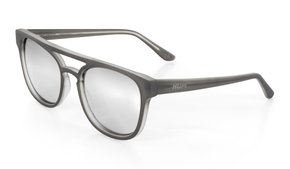 Óculos de Sol HUPI Bondi Claro Fosco - Lente Prata Espelhado