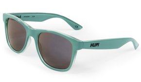 Óculos de Sol HUPI Brile Armação Verde Água Lente Roxa Espelhada