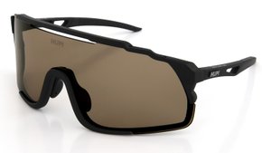 Óculos de Sol HUPI Eagle Preto - Lente Marrom Espelhado
