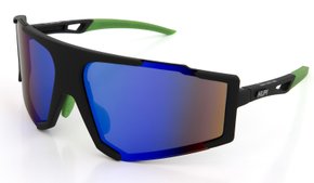 Óculos de Sol HUPI Force Preto/Verde - Lente Verde Espelhado