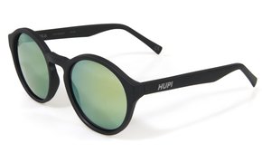 Óculos de Sol HUPI Kona Preto Fosco Lente Verde Espelhado