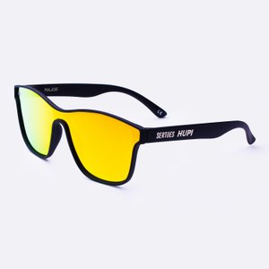 Óculos de Sol HUPI Major Sertões Preto - Lente Dourada