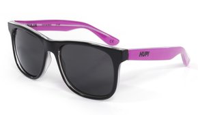 Óculos de Sol HUPI Naja Infantil Preto Cristal/Pink - Lente Preta