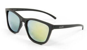 Óculos de Sol HUPI Paso Armação Preto Fosco Lente Verde Espelhado