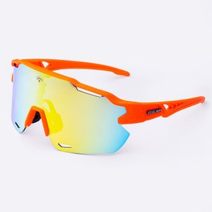 Óculos de Sol HUPI Quiriri Sertões Laranja - Lente Dourada