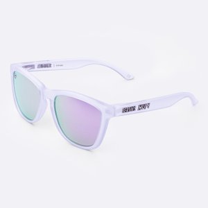 Óculos de Sol HUPI Sole Sertões Cristal - Lente Rosa Espelhado 