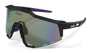 Óculos de Sol HUPI Stelvio Preto/Roxo - Lente Roxo Espelhado