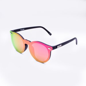 Óculos de Sol HUPI Tulum Preto - Lente Rosa Espelhado