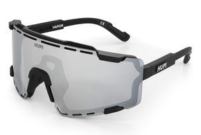 Óculos de Sol HUPI Vapor Preto Lente Cinza Espelhado