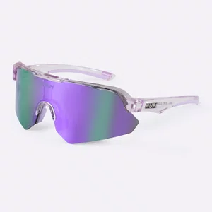 Óculos de Sol HUPI Core Cristal Roxo Lente Roxo Espelhado