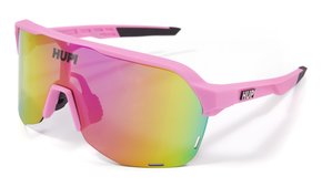 Óculos HUPI Huez Rosa/Preto - Lente Rosa Espelhado