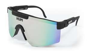 Óculos HUPI Maverick Preto - Lente Prata Espelhado
