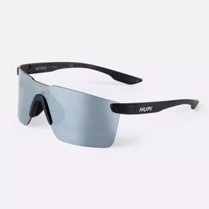 Óculos HUPI Nitro Preto Lente Prata Espelhado