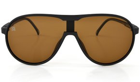 Oculos HUPI Vigo Preto - Lente Marrom Espelhado