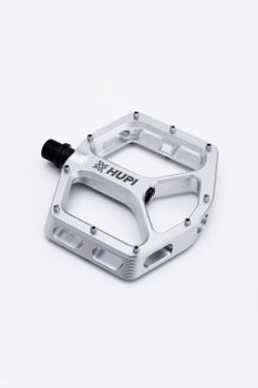 Pedal HUPI Strip Plataforma Rosca 9/16 - Prata