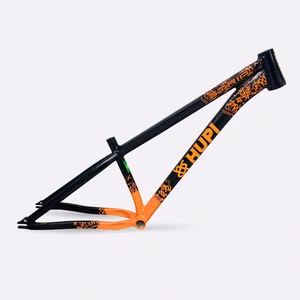 Quadro HUPI Strip Preto e Laranja Gancheira Horizontal