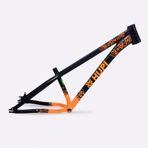 Quadro HUPI Strip Preto e Laranja Horizontal