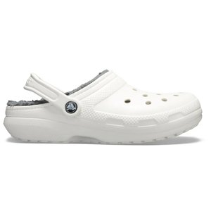 Sandália Crocs Classic Lined Clog Branco Unissex Sandália Crocs Classic Lined Clog Branco Unissex