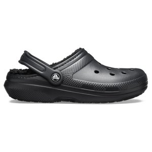 Sandália Crocs Classic Lined Clog Preto Unissex Sandália Crocs Classic Lined Clog Preto Unissex
