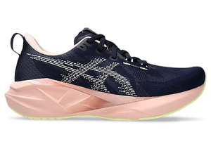 Tênis ASICS NOVABLAST 5 Feminino Azul/Rosa