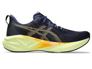 Tênis ASICS NOVABLAST 5 Masculino Azul/Amarelo