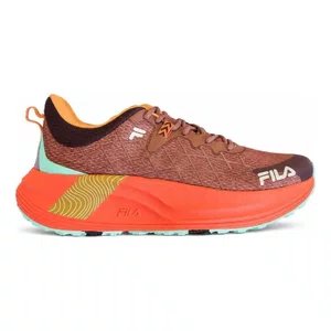 Tênis Fila Racer Skytrail Marrom e Laranja Masculino