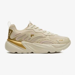 Tênis Fila Street Fit 2 Bege/Dourado Feminino
