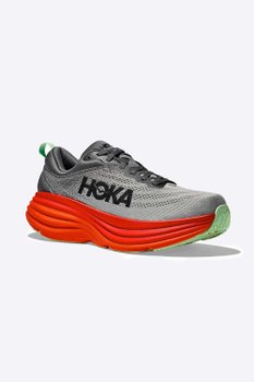 Tênis Hoka Bondi 8 Masculino Cinza e Laranja - Hupi B2B