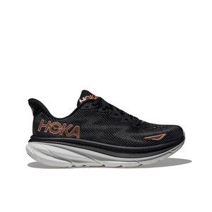Tênis Hoka Clifton 9 Preto/Dourado Feminino
