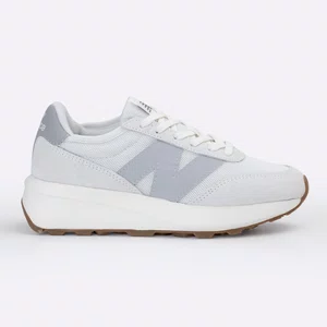 Tênis New Balance 370v1 Unissex Branco/Cinza