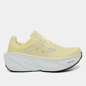 Tênis New Balance Fresh Foam X More V5 Feminino Amarelo/Branco