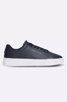 Tênis Tommy Hilfiger Pebble Grain Court Masculino Azul Marinho