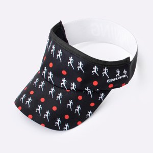 Viseira para Corrida HUPI Love Run Preto