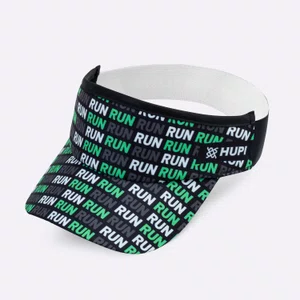 Viseira HUPI Run Loop Preto e Verde