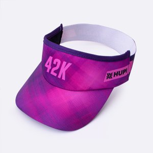 Viseira para Corrida HUPI 42k Blurry Rosa