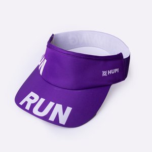 Viseira para Corrida HUPI RUN Roxo Liso