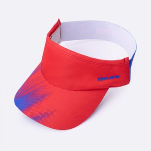 Viseira para Corrida HUPI Tuna Azul/Vermelho