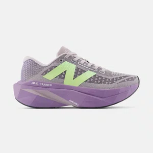 Tênis New Balance FuelCell SuperComp Trainer v3 Feminino Cinza e Roxo