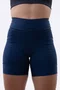 Bermuda de Compressão Feminina HUPI Run Curta Azul Marinho