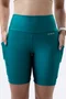 Bermuda Fitness Feminina HUPI Color Verde
