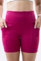 Bermuda Fitness Feminina HUPI Diversit Cereja